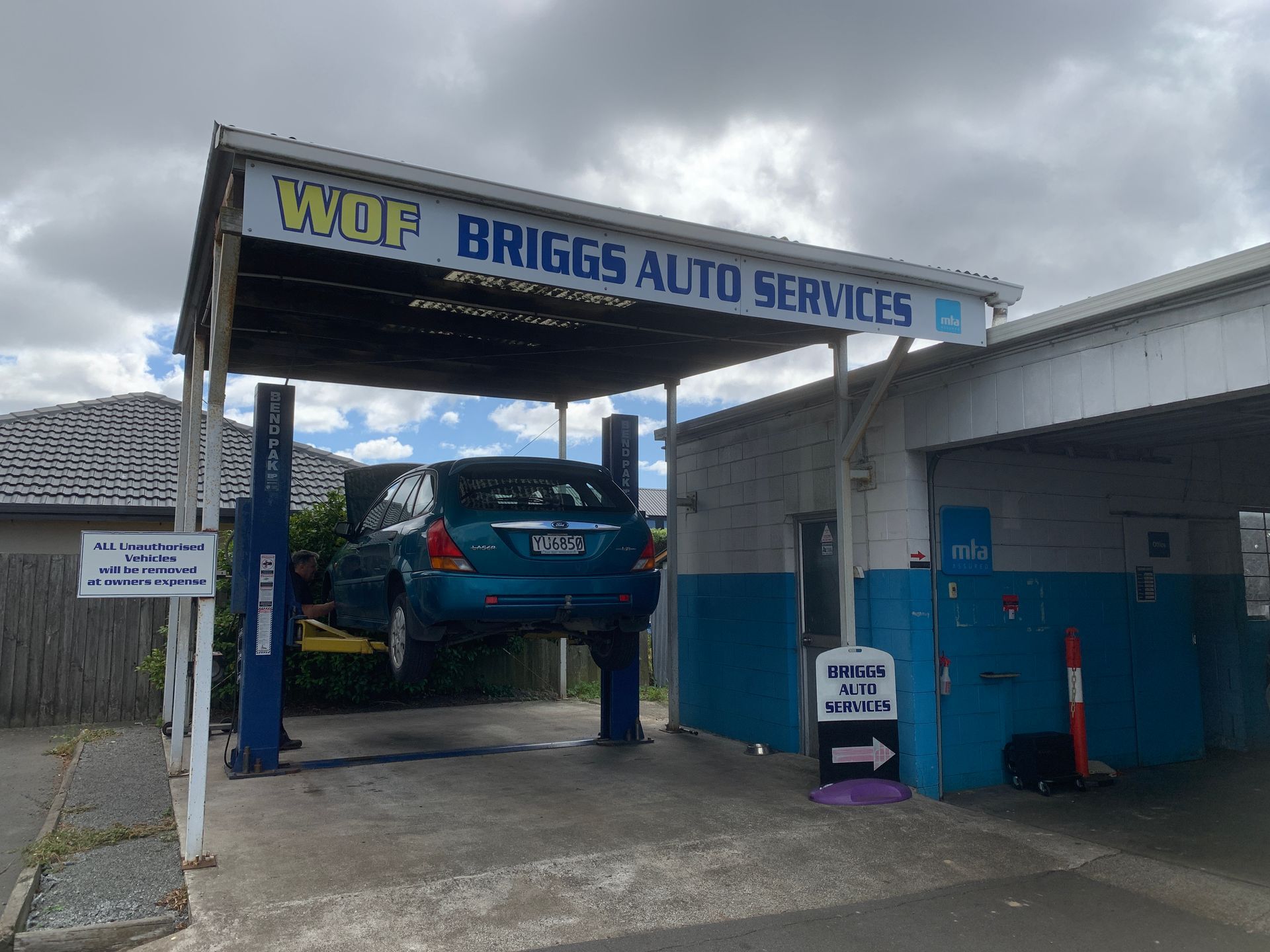 An auto repair shop, An auto repair shop,