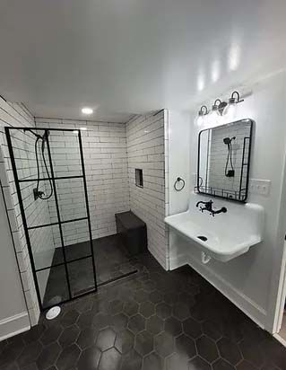 Basement Remodel with Bathroom Addition 1