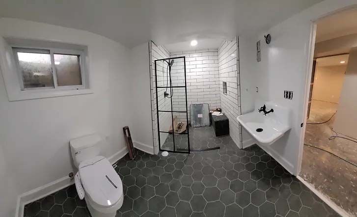 Basement Remodel with Bathroom Addition 4