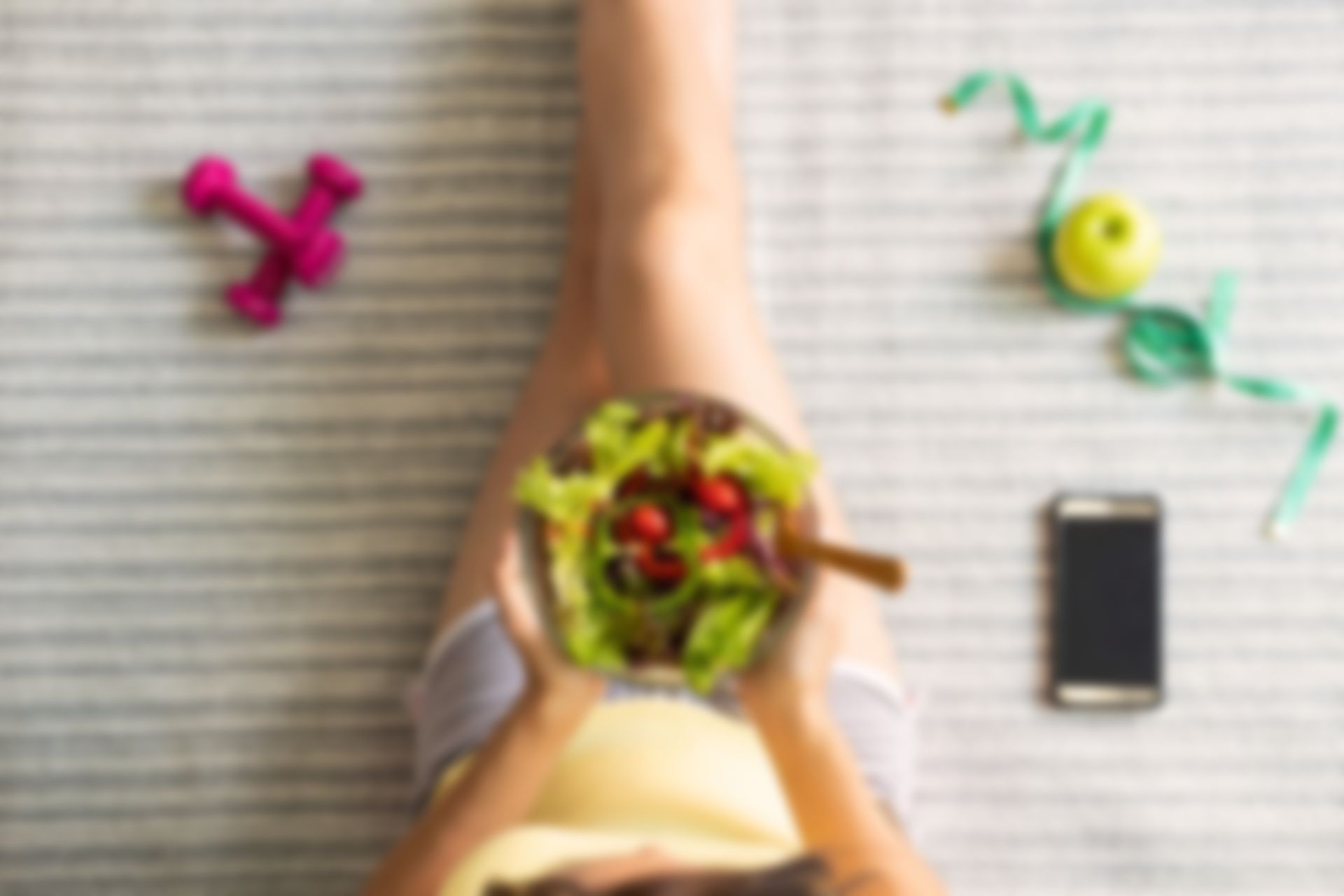 Healthy bowl of food being held