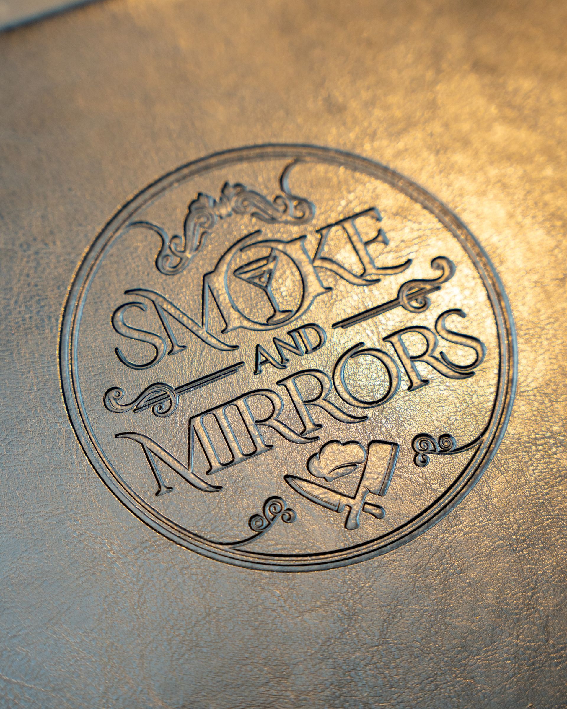 Circular engraving of 