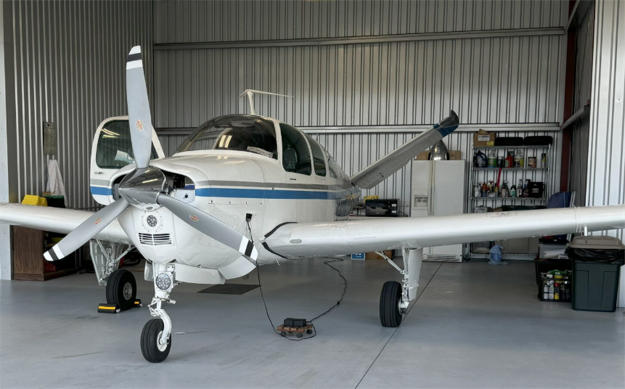 Aircraft brightwork polishing at Jacksonville Executive Airport (VQQ)