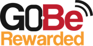 A logo for gobe rewarded marketing agency
