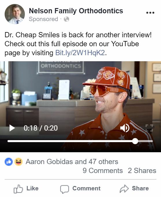 Nelson family orthodontics is sponsored by dr cheap smiles