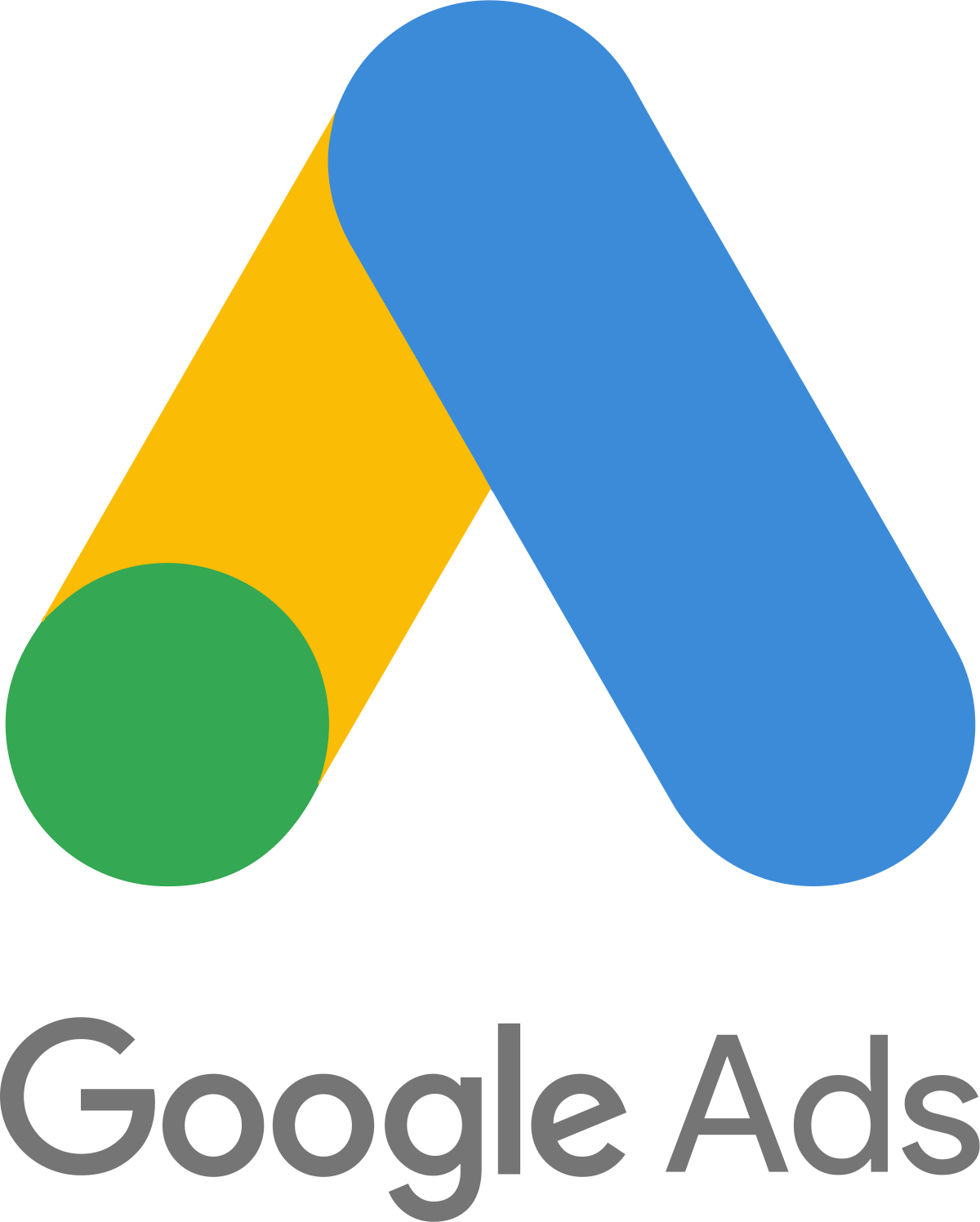 A google ads logo with a green circle in the middle