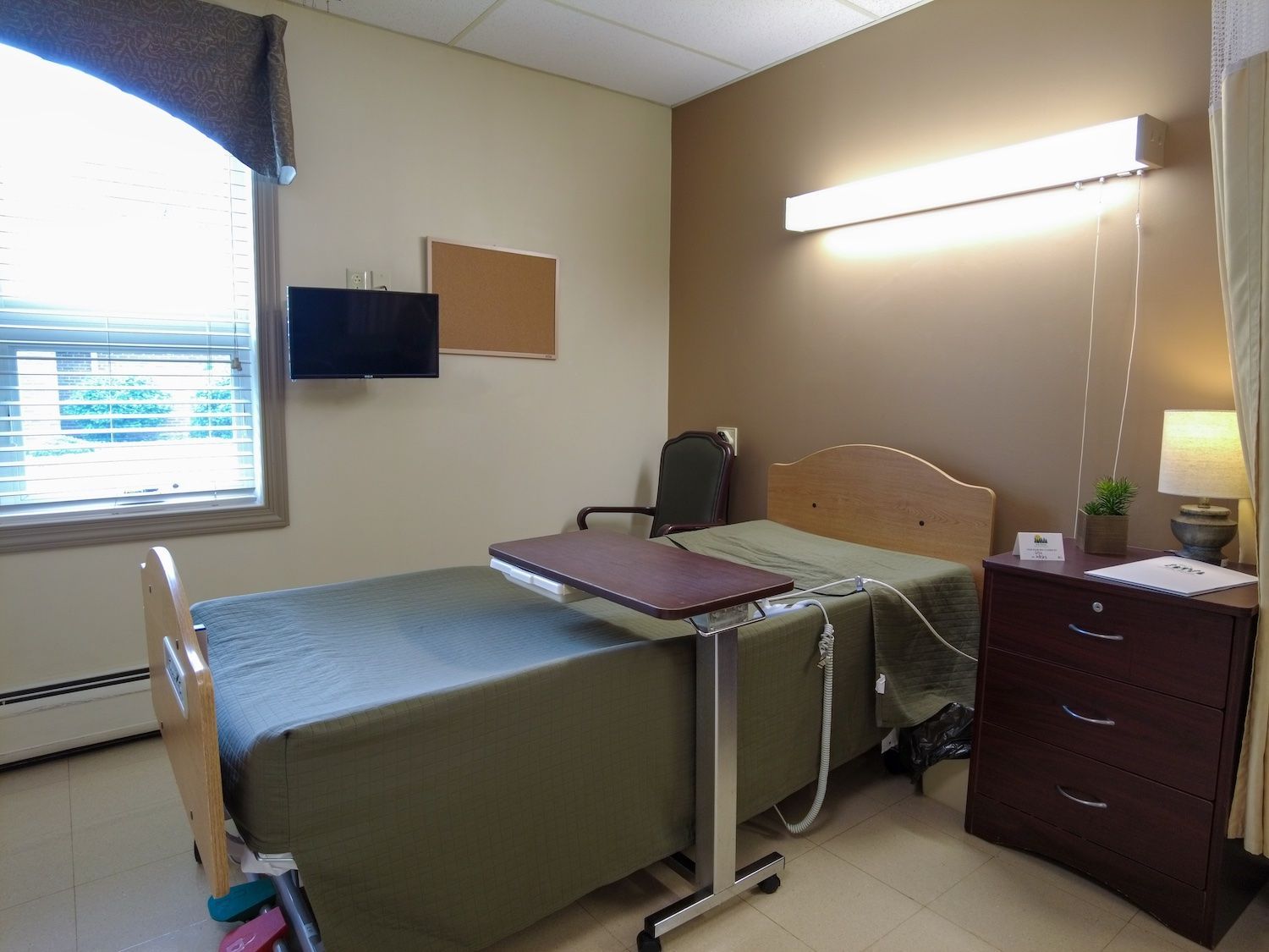 Elk Haven patient room interior