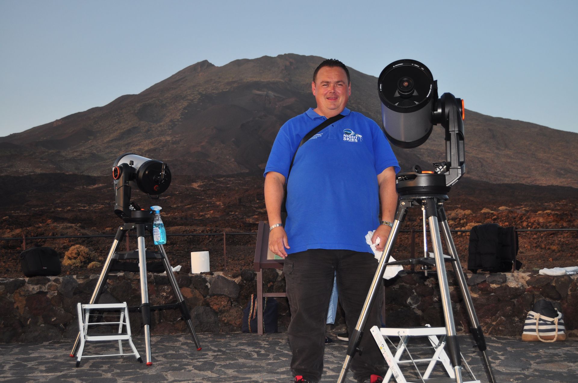 Image showing Kieran Mynott, owner and astronomer