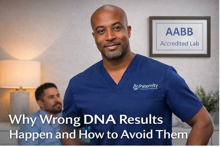 Technician providing accurate paternity DNA testing in Frisco, Texas