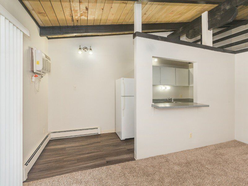 Dining Room and Kitchen | Parkwood Place in Greenly, CO