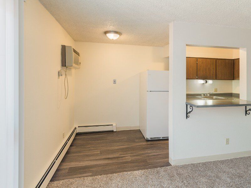 Kitchen and Dining Area | Parkwood Place in Greenly, CO