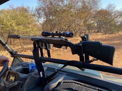 Rust de Winter Safaris_rifle stand