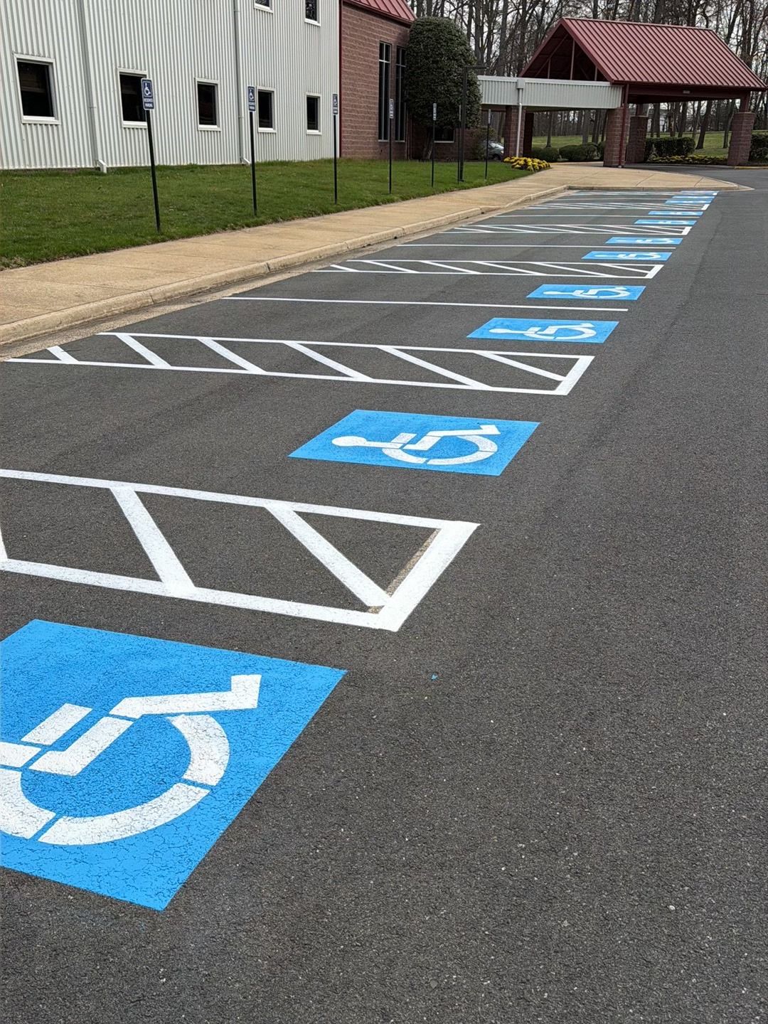 ADA Parking Lot Striping in Kansas City