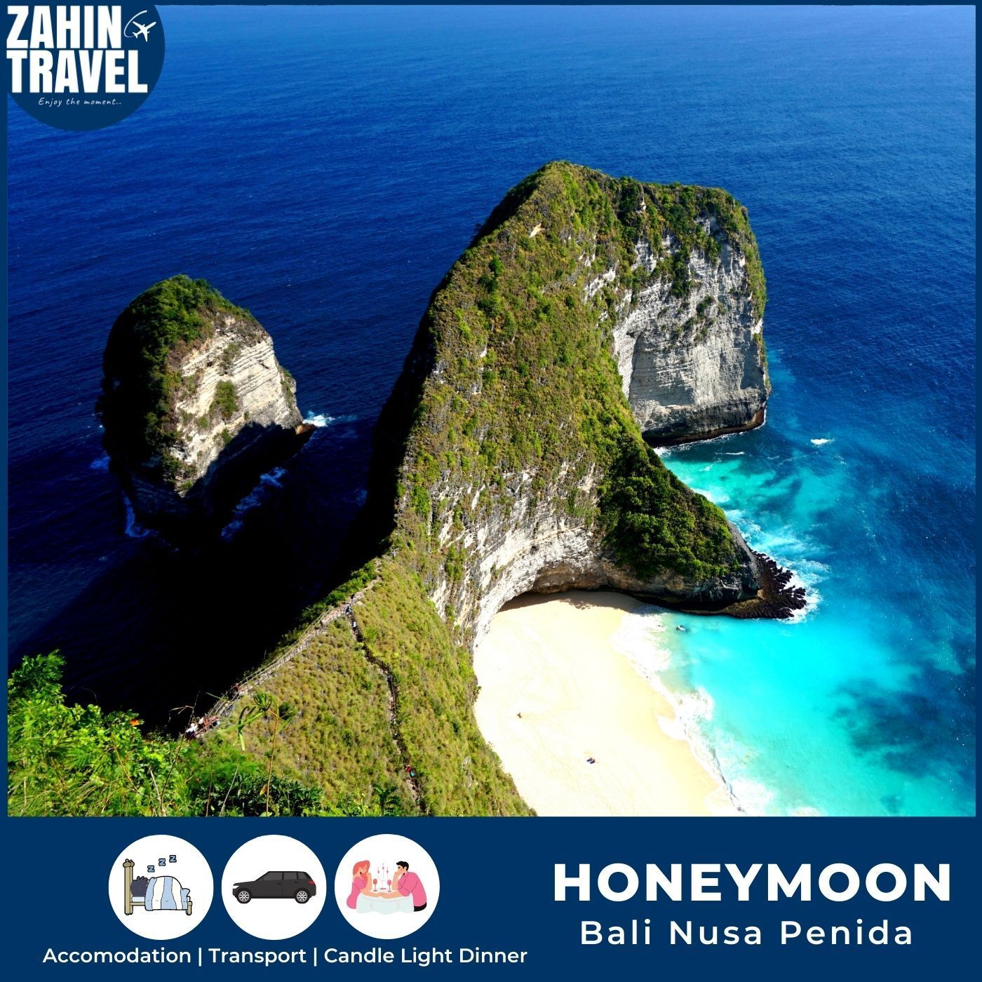 Pakej Honeymoon Bali Nusa Penida 4 Hari 3 Malam