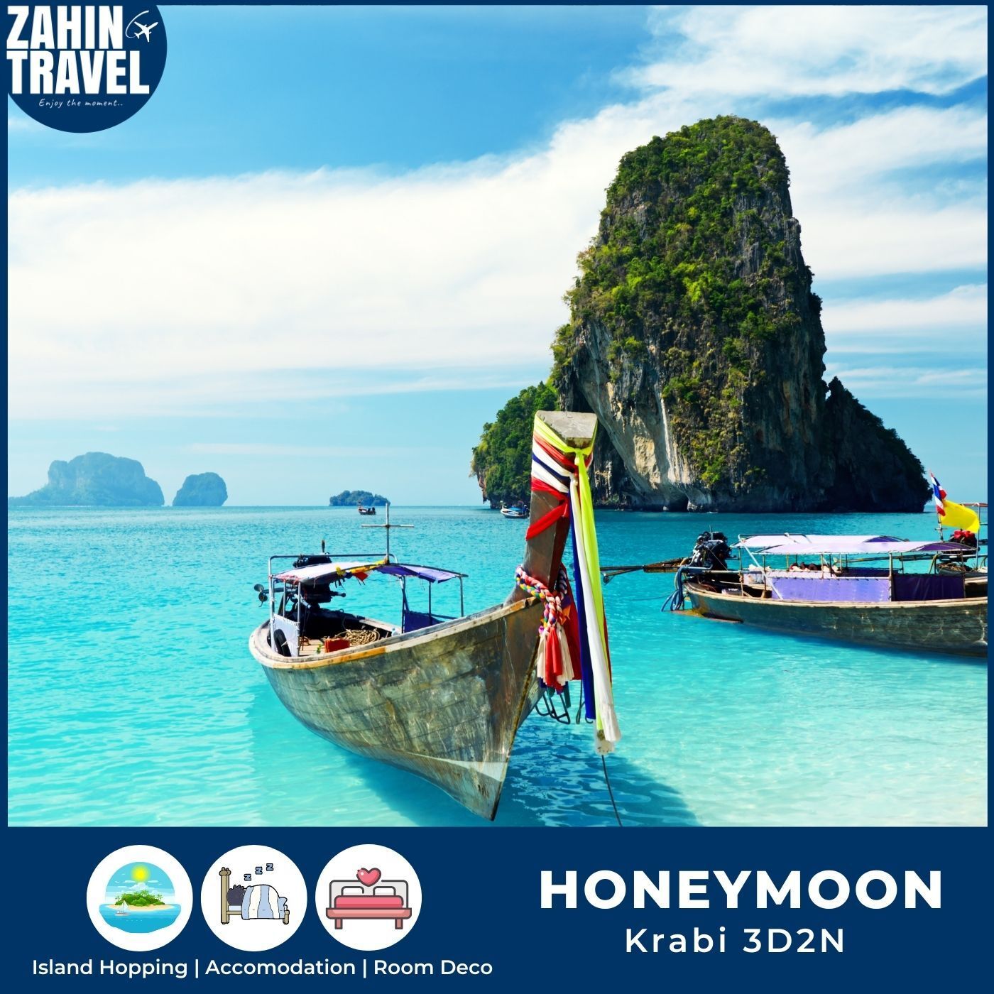 Pakej Honeymoon Krabi Thailand 3 Hari 2 Malam