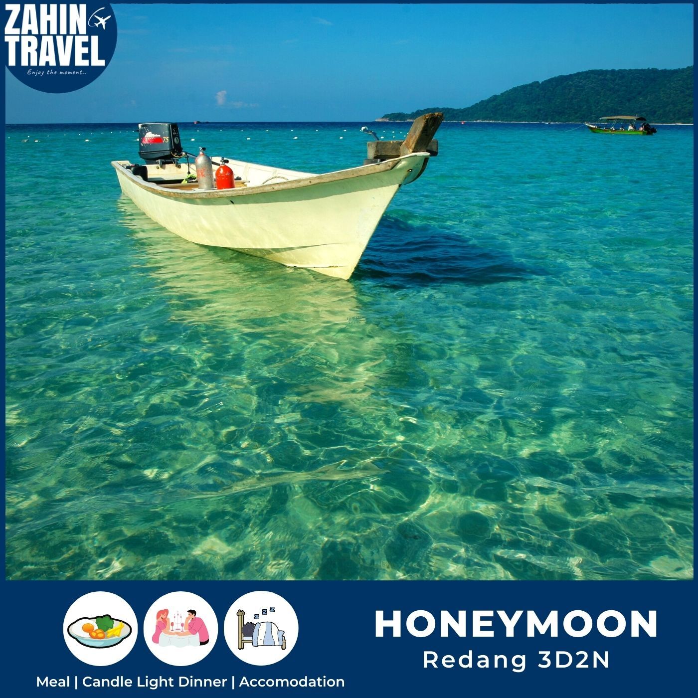 Pakej Honeymoon Pulau Redang Terengganu 3 Hari 2 Malam
