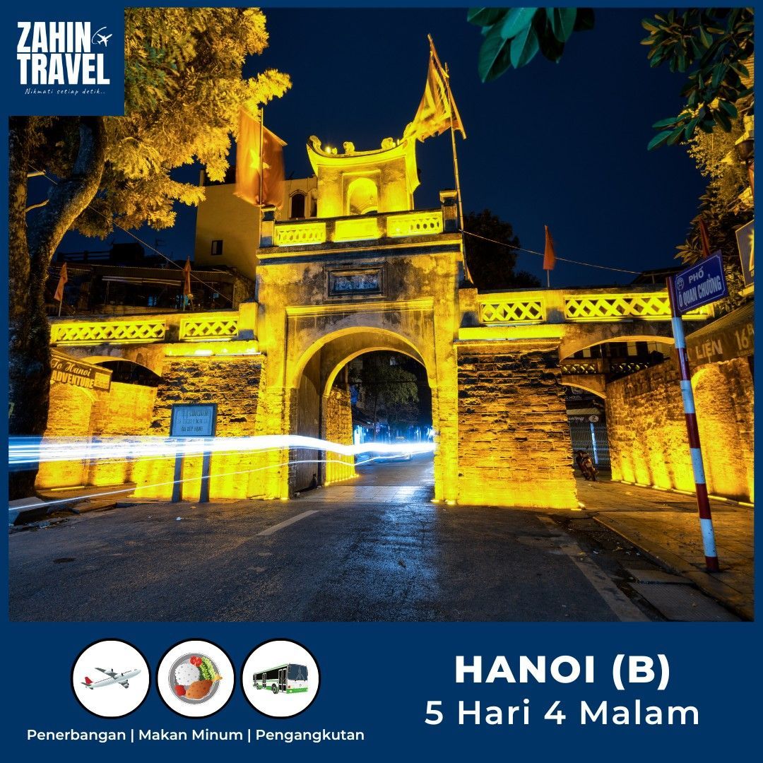 Pakej Hanoi + Sapa + Gunung Fansipan Vietnam 5 Hari 4 Malam