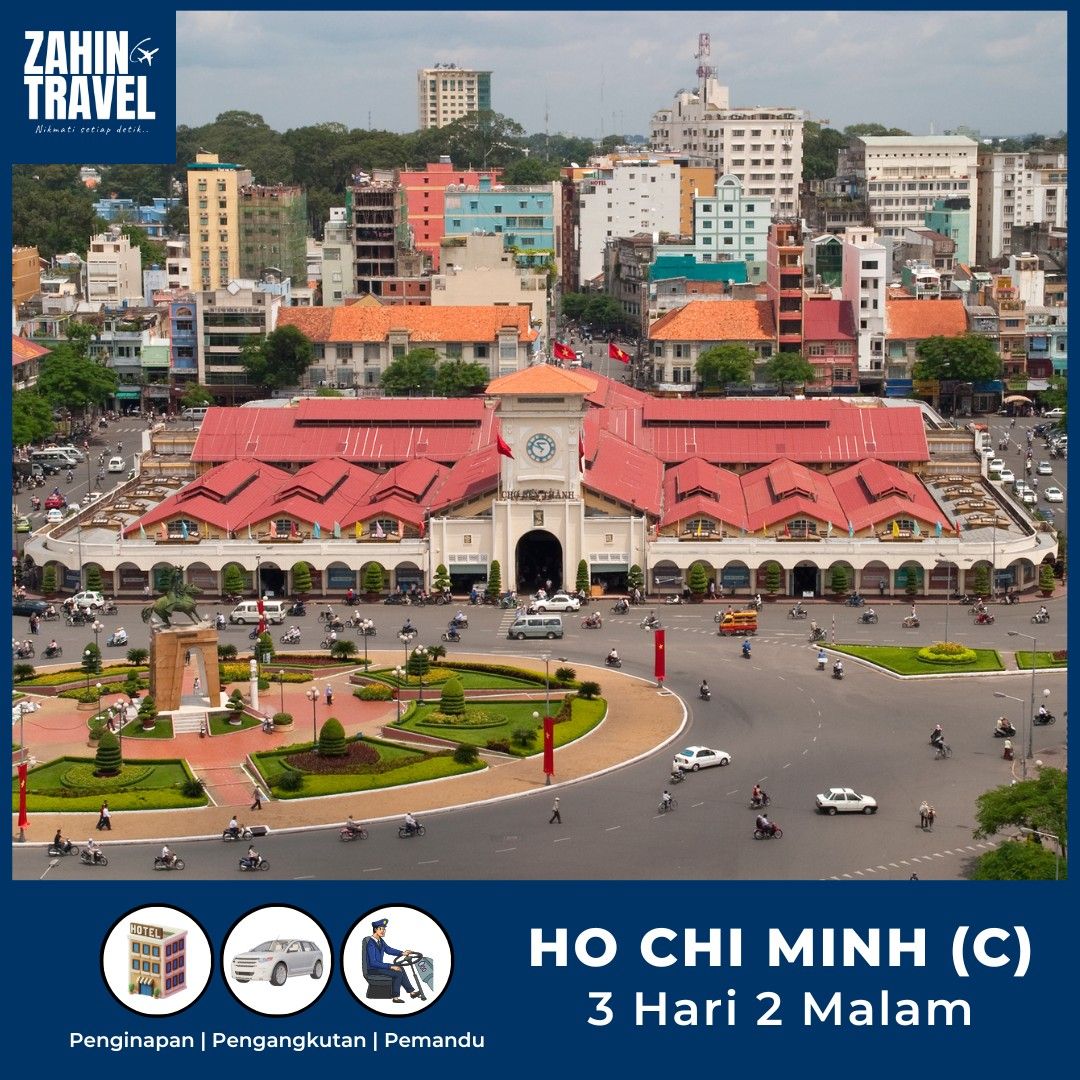Pakej Membeli-Belah Di Ho Chi Minh Vietnam 3 Hari 2 Malam
