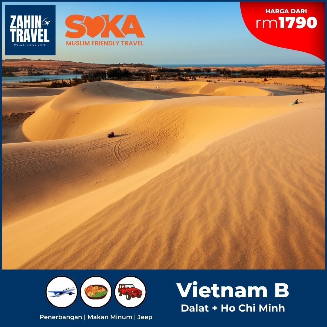 Dalat + Ho Chi Minh Vietnam Empat Malam. Dari rm1790 Seorang