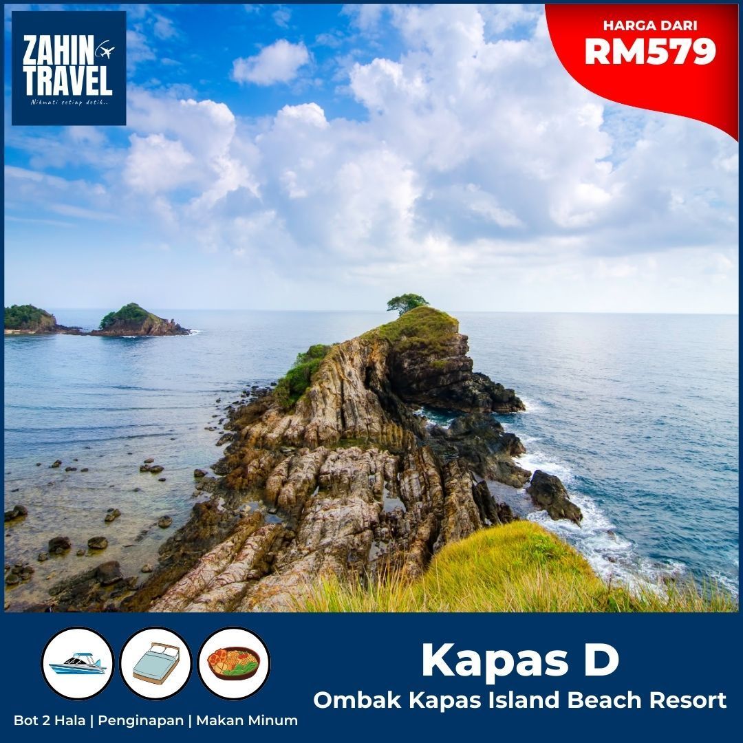 Pakej Pulau Kapas 4 Hari 3 Malam. Dari RM579 Seorang