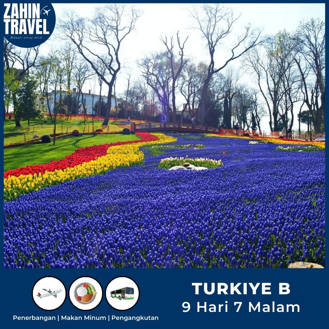 Turkiye Tulip OD 9 Hari 7 Malam Termasuk Tiket Penerbangan 