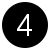 The number four is in a black circle on a white background.