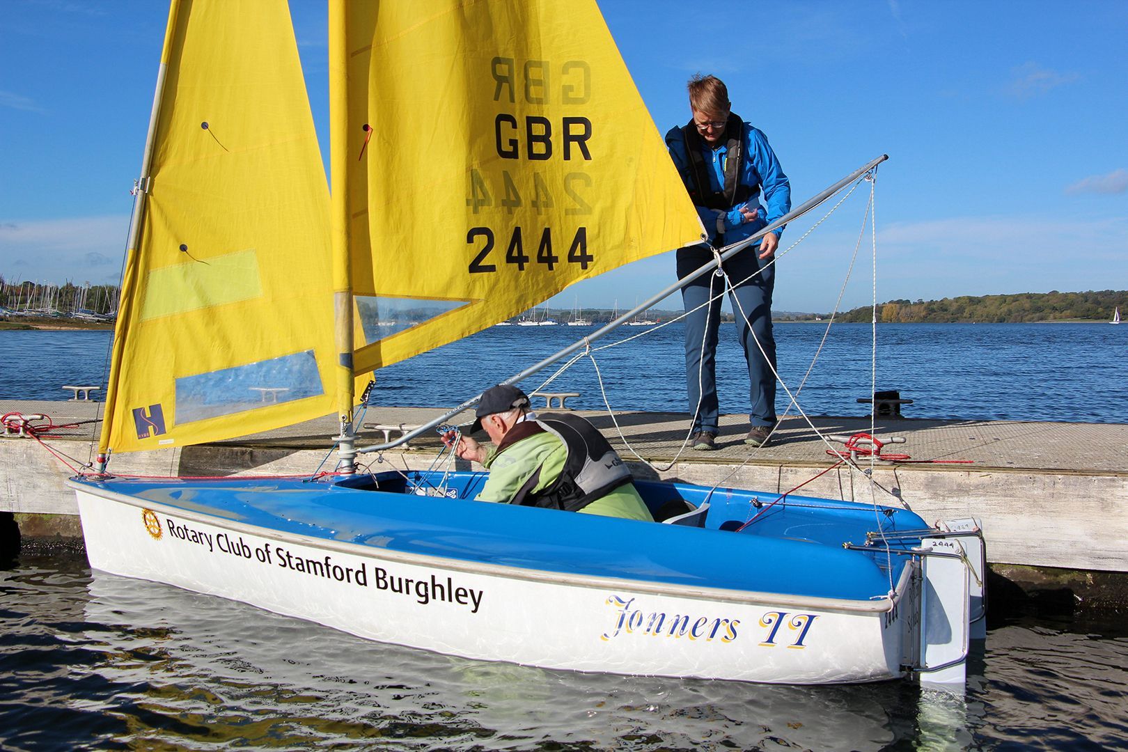 Boat Rowing Rutland Rutland Sailability sailing for those with disability