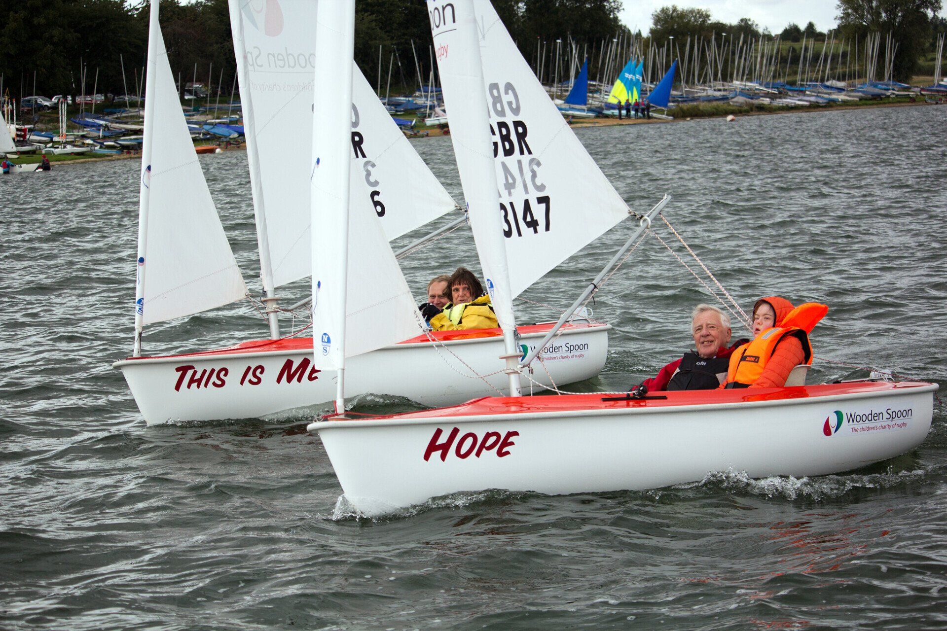 Hansa 303 sailing dinghy