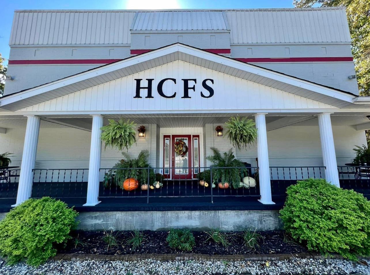 Exterior view of Hardin County Funeral Service - Cox Chapel in Rosiclare, IL.