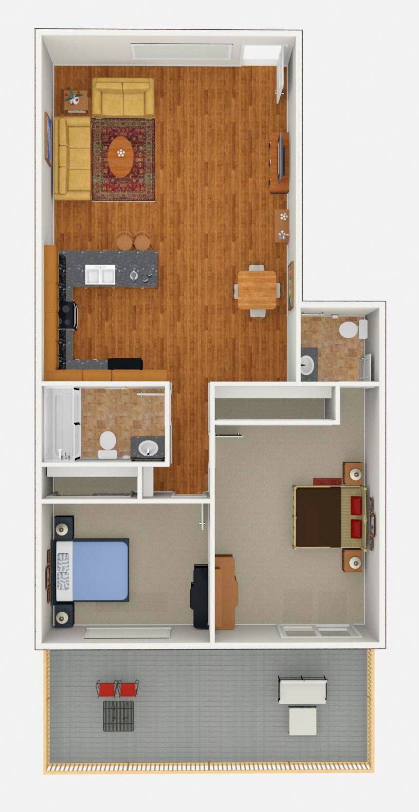 2 Bed | 2 Bath