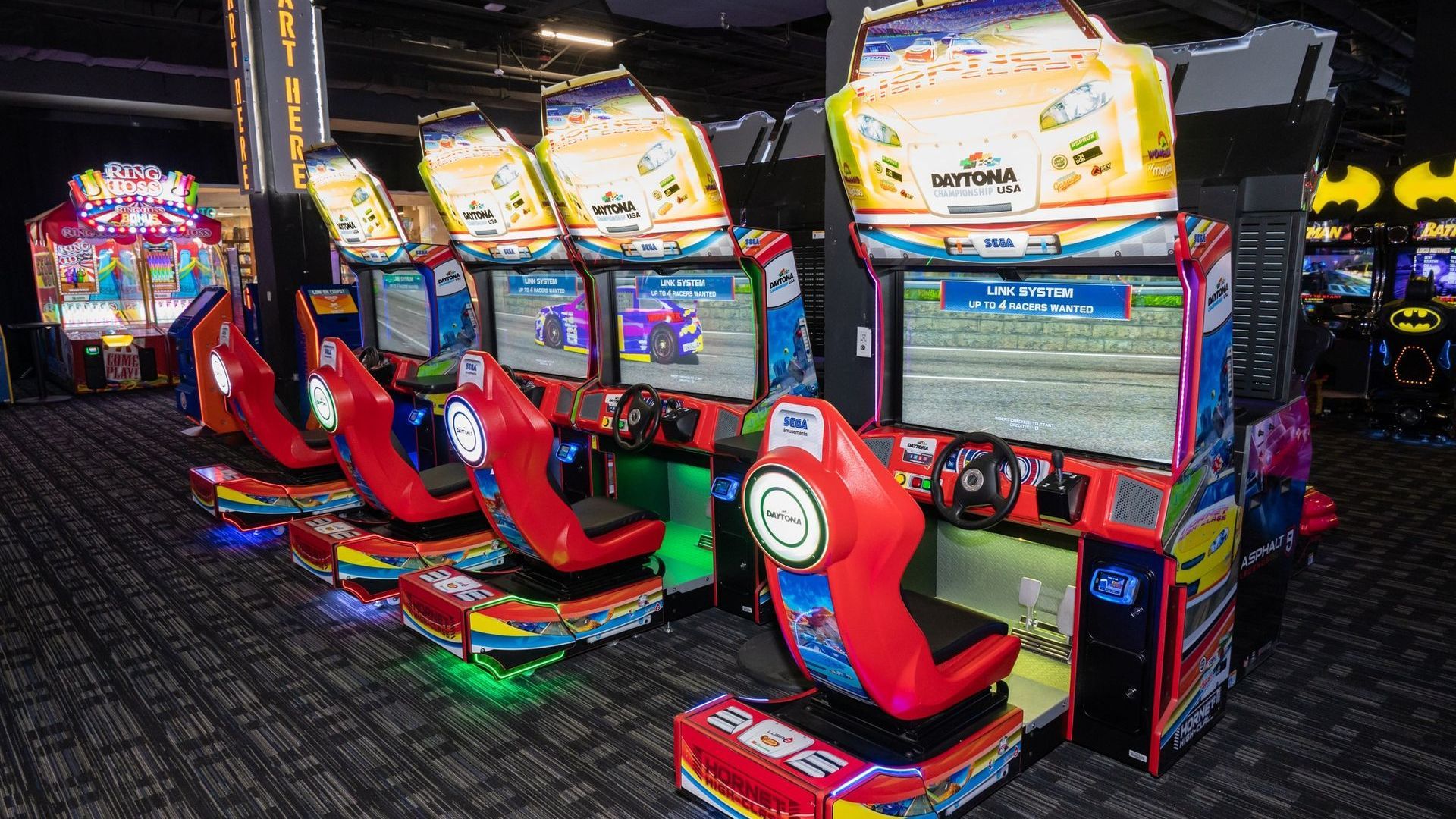 car racing arcade machines 