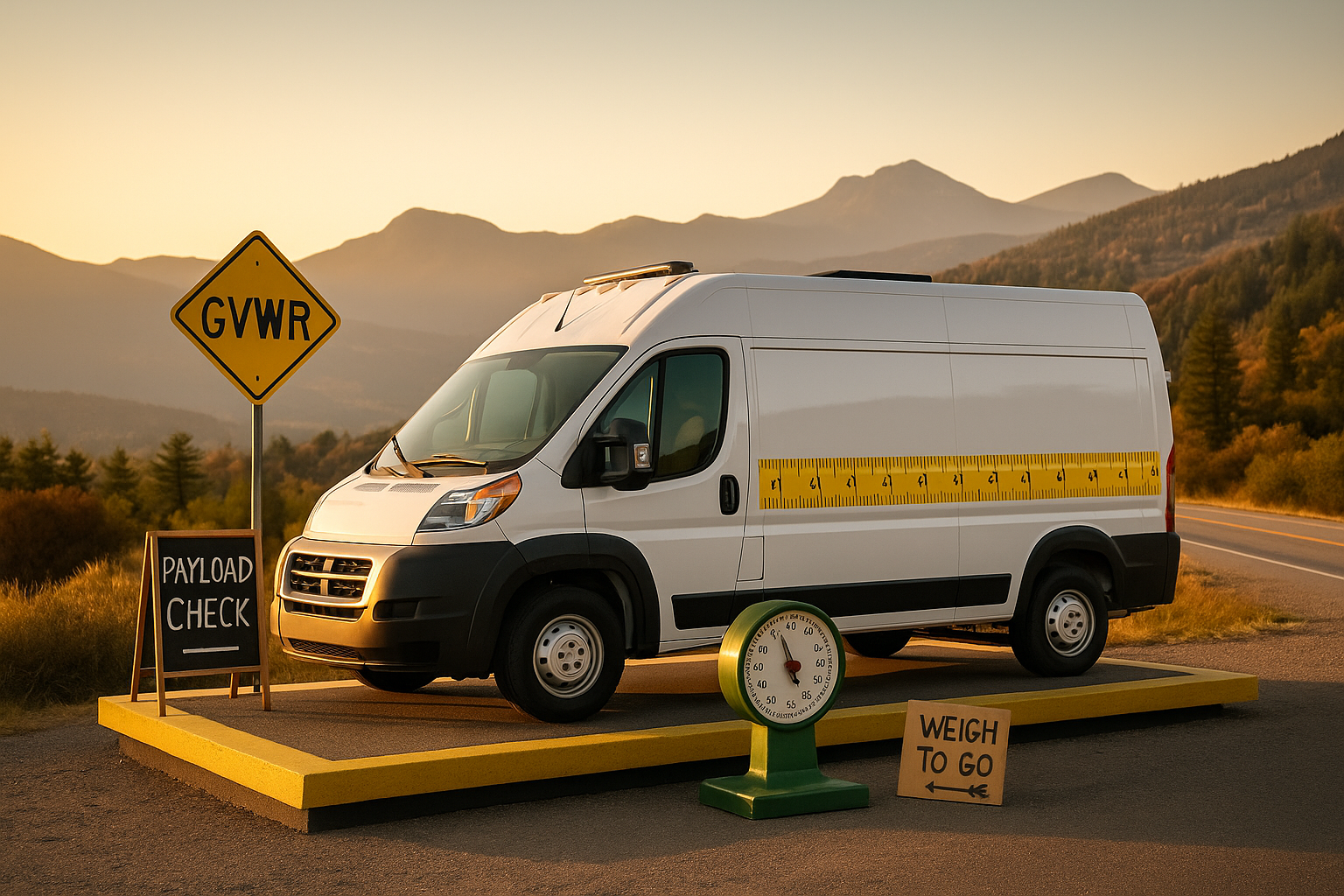 GVWR/GAWR, weigh your van correctly
