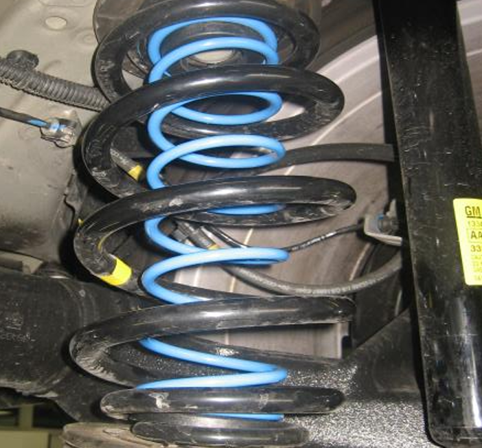 Rear helpersprings Toyota Yaris