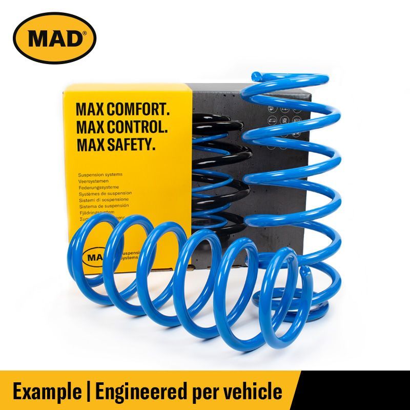 MAD helper springs on RAM ProMaster City
