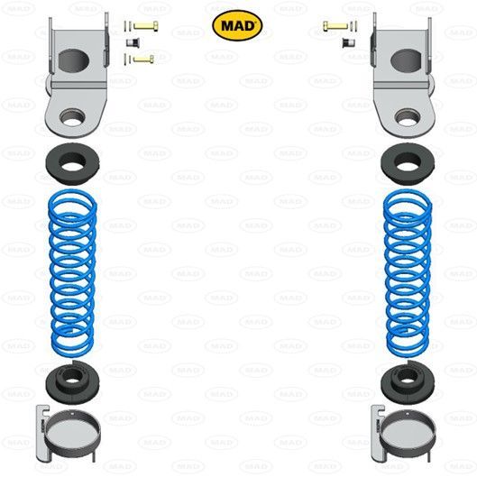 MAD Helper Springs - Ford Ranger 2AB (TKE) (HV-064230)