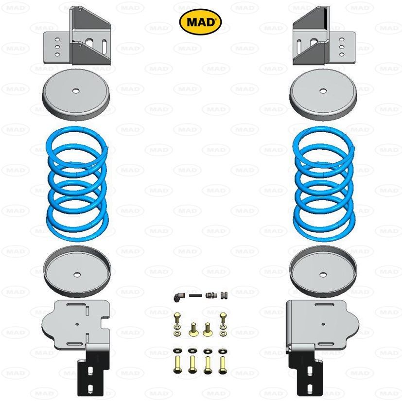 MAD Helper Springs - Ford Transit (V363) (Rear) (HV-068280)