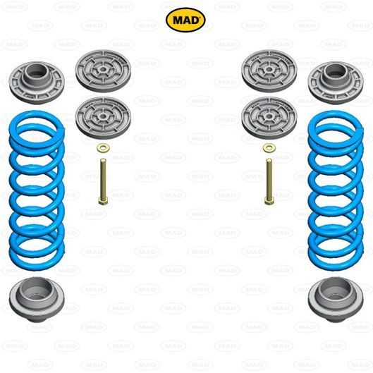 MAD Helper Springs - Ford Transit V363, FCD, FDD (Rear) (HV-068355)