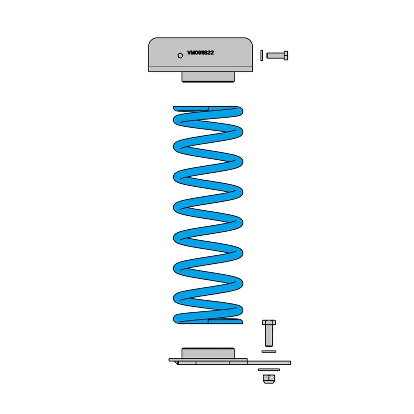 MAD Helper Springs - Mercedes-Benz Sprinter 907 (1500, 2500) (Rear) (HV-098250)