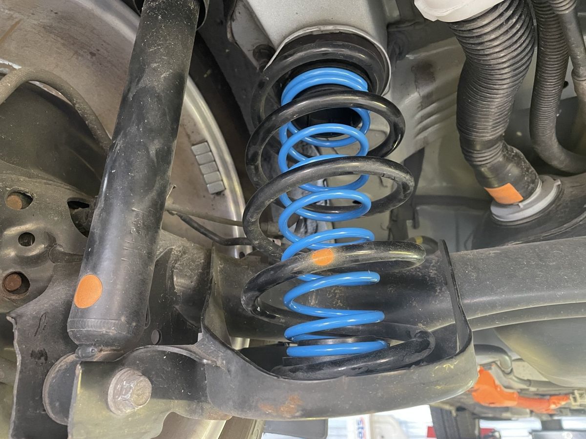 Rear helpersprings Toyota Yaris