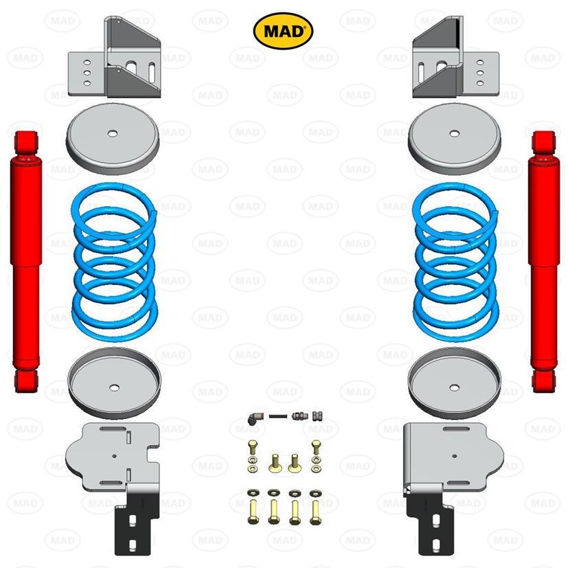 MAD Helper Springs - Ford Transit V363 (Rear) (SD-068280)