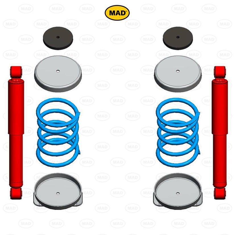 MAD Helper Springs - RAM Promaster 1500, 2500, 3500 (Rear) (SD-138190)