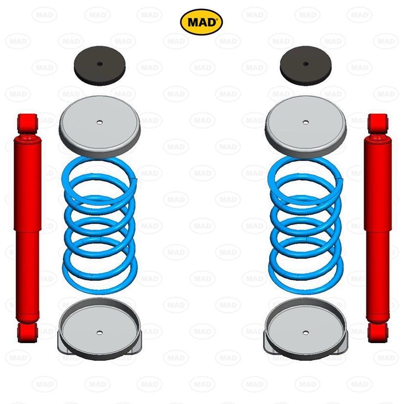 MAD Helper Springs - RAM Promaster 1500, 2500, 3500 (Rear) (SD-138200)