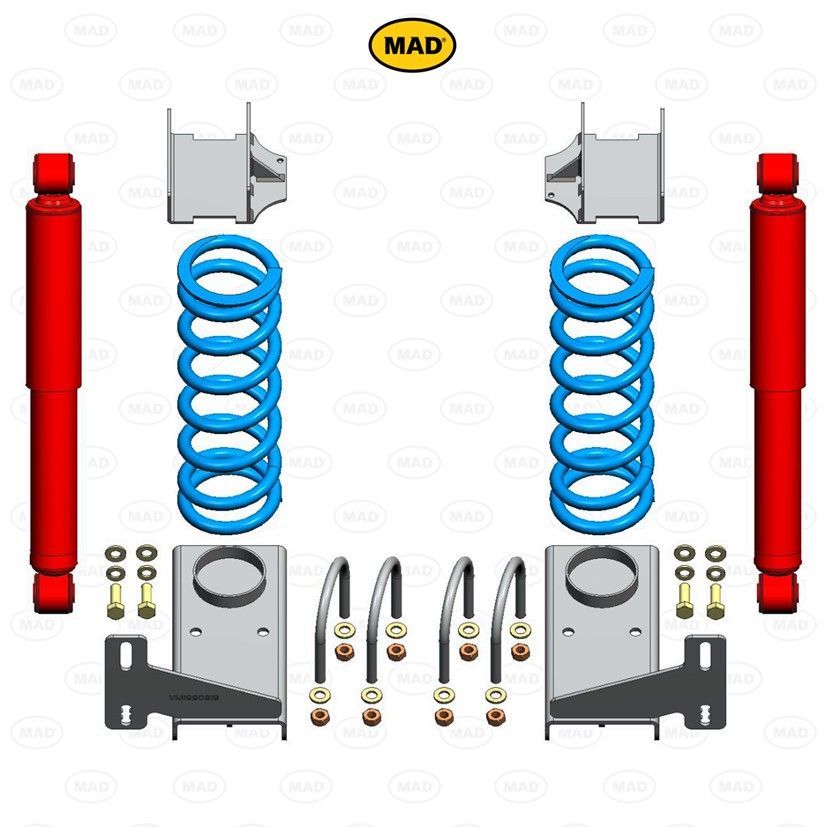 MAD Helper Springs - Mercedes-Benz Sprinter 907 (1500) (Rear) (SD-198190)