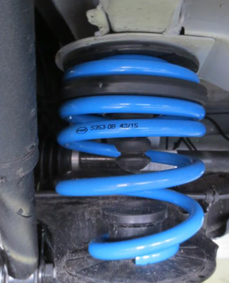 Rear helpersprings Metris