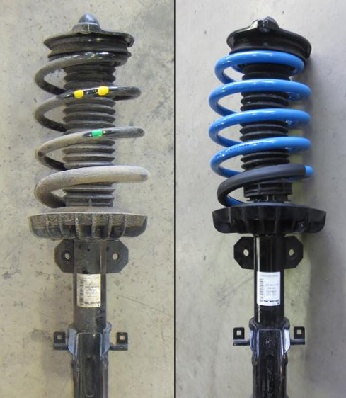 Rear helpersprings front Mercedes Metris