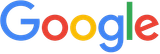 Google logo in blue, red, yellow, and green.