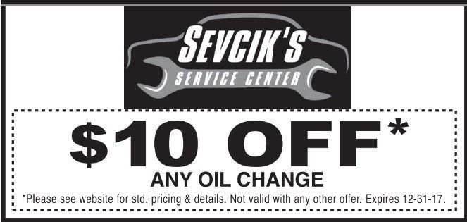 Oil Change Coupon College Station, TX | Sevcik's Service Center