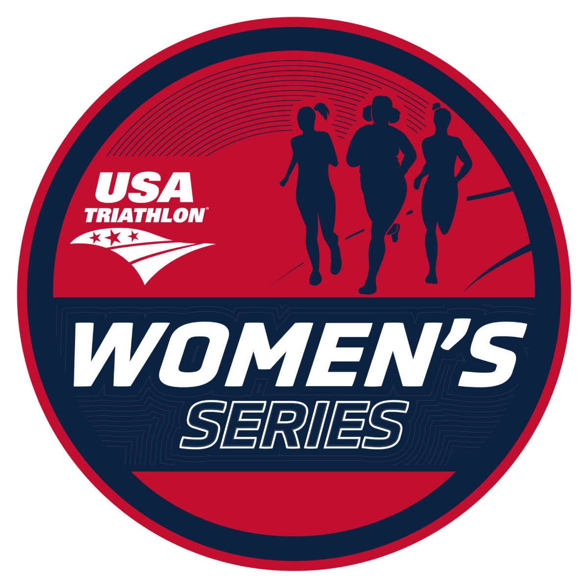 the logo for the usa triathlon women 's series