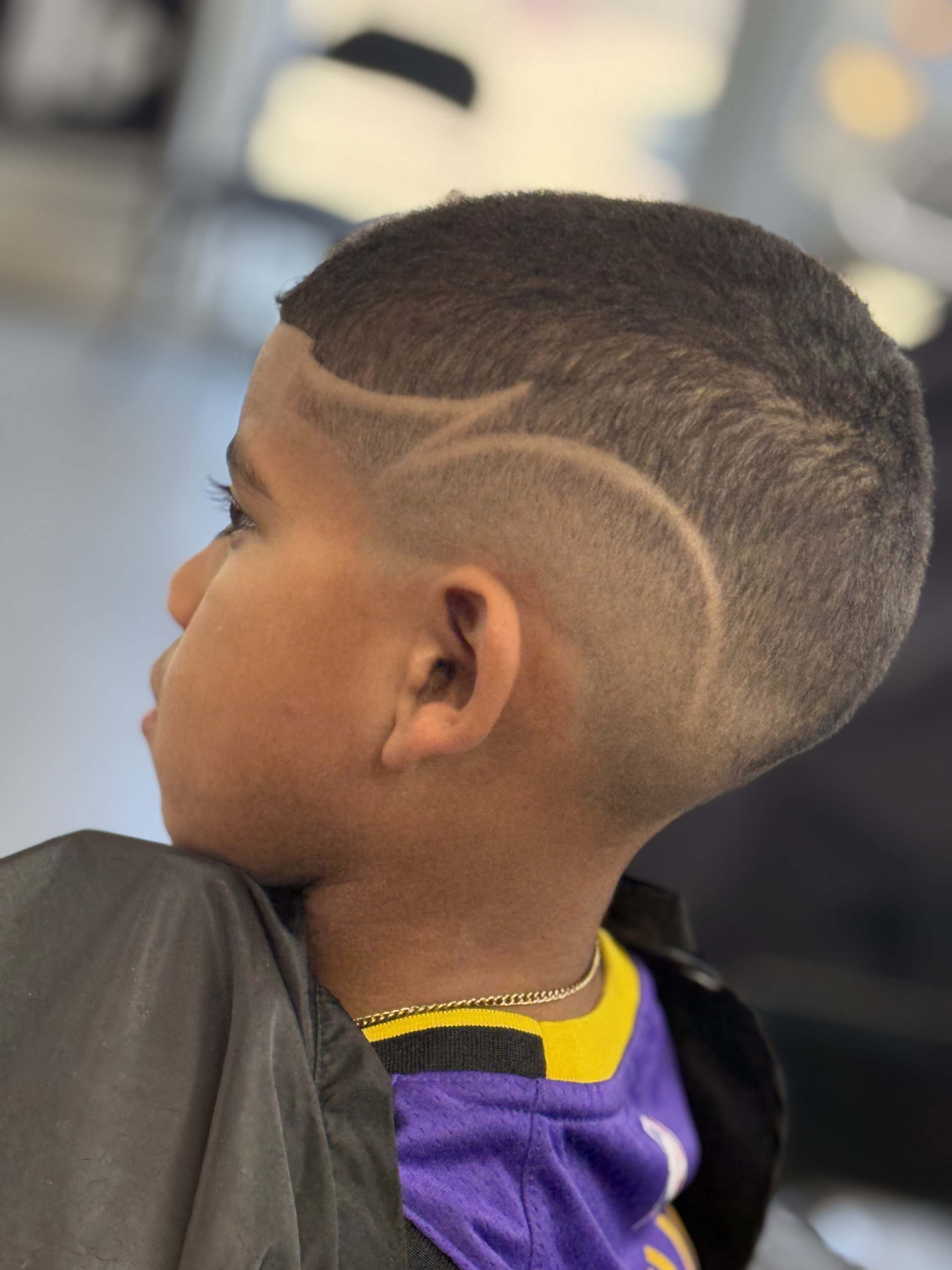 Blured Lines kids haircut