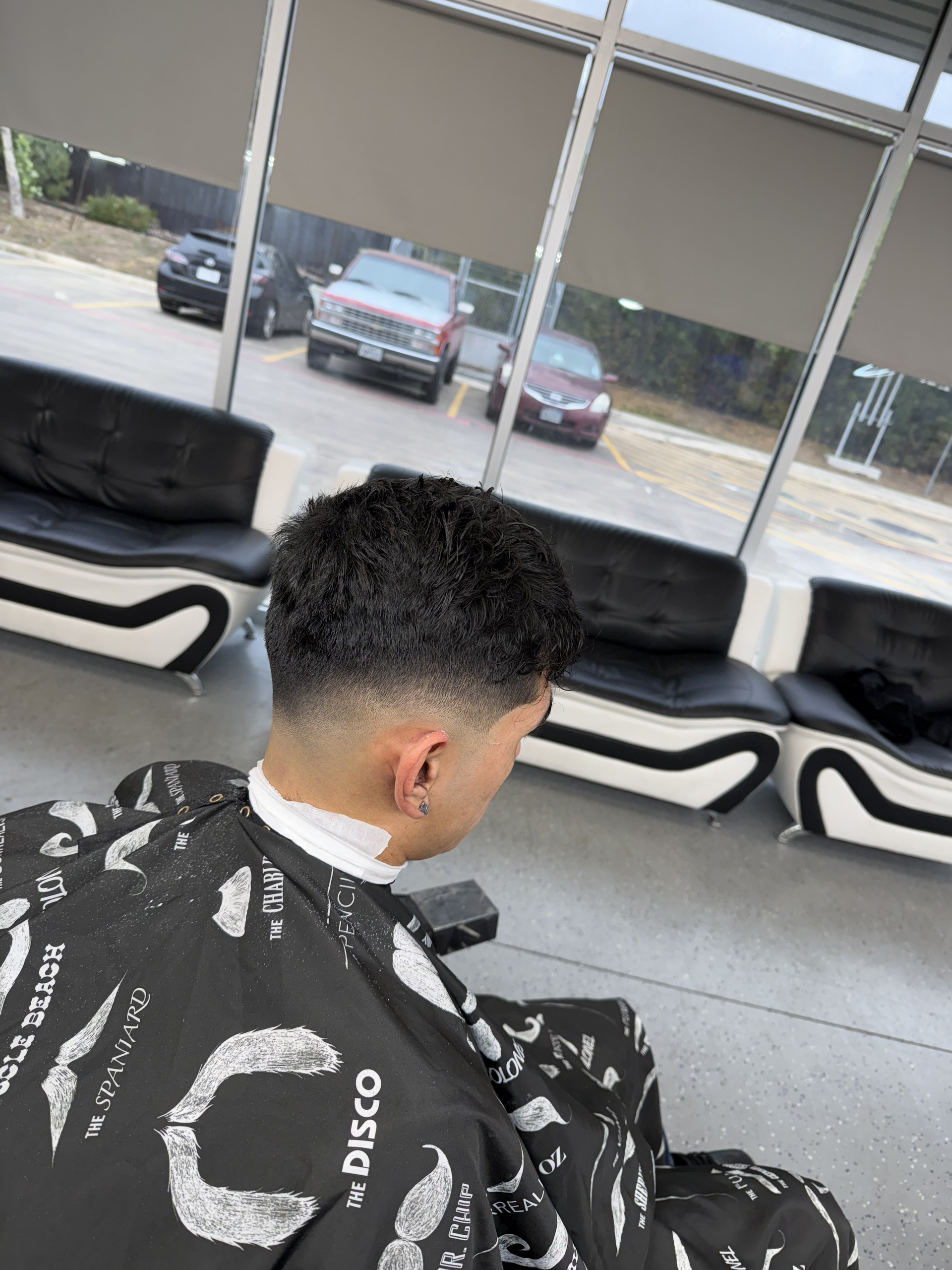 Blurred Lines fade and lining