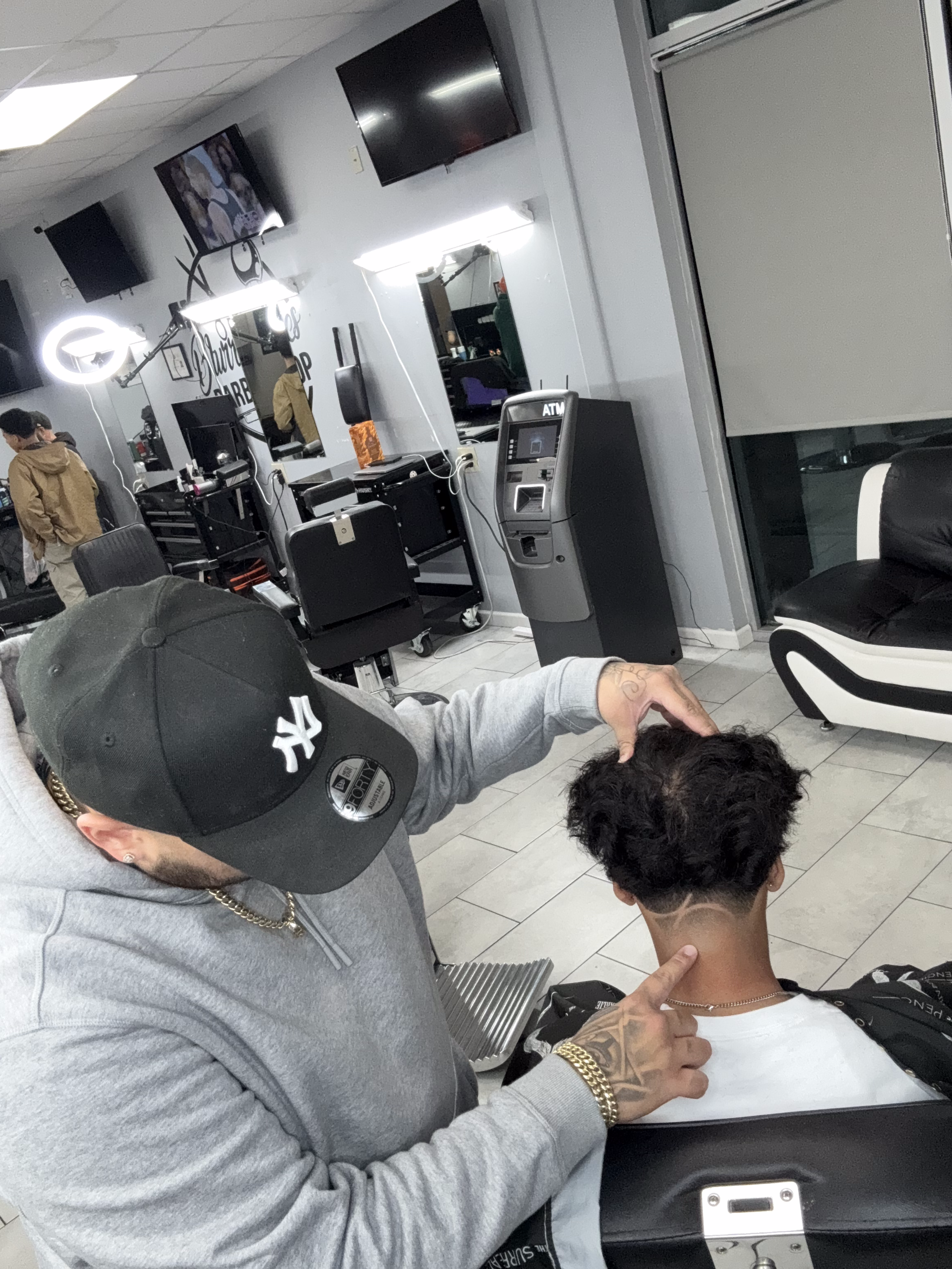 Blurred Lines design haircut